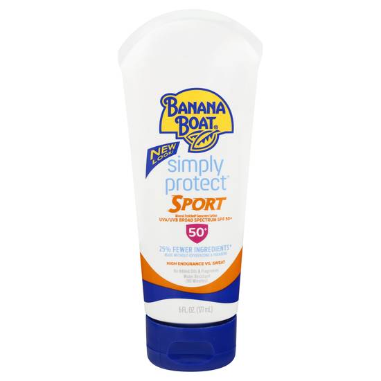 Banana Boat Simply Protect Sport Sunscreen Spf 50+ (6 fl oz)
