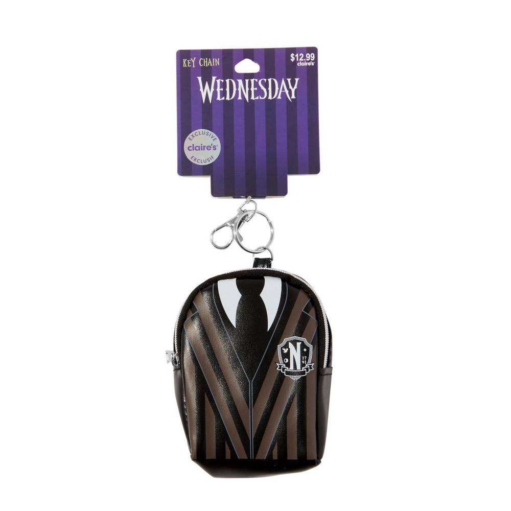 Claire'S Halloween Wednesday Key Ring