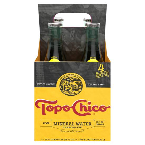 Topo Chico Mineral Water (4 pack, 12 fl oz)