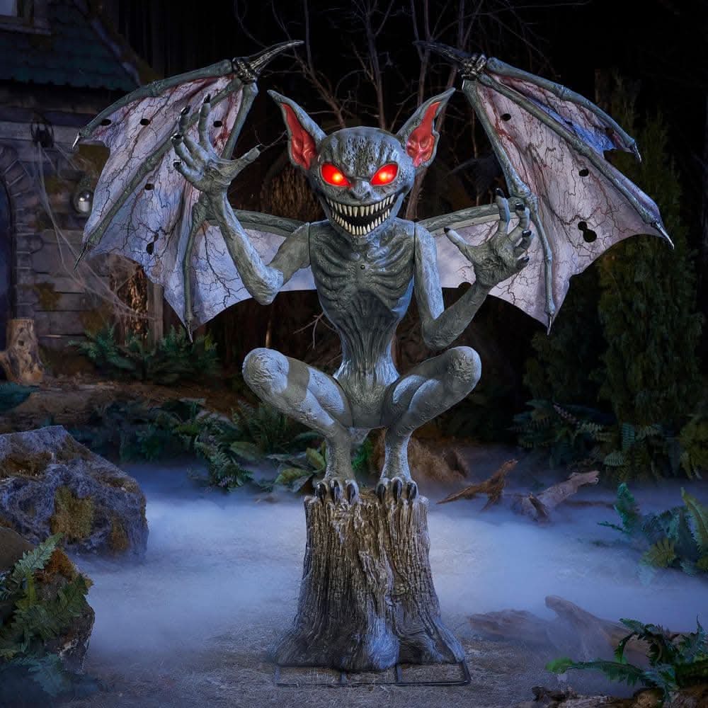 Home Accents Holiday 5.5 Ft Wicked Woods Animated Led Evil Pixie