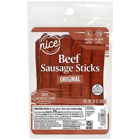 Nice! Beef Sausage Sticks