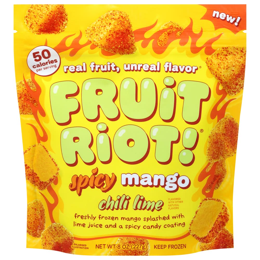 Fruit Riot! Spicy Mango Fruit Snacks, Chili Lime (8 oz)