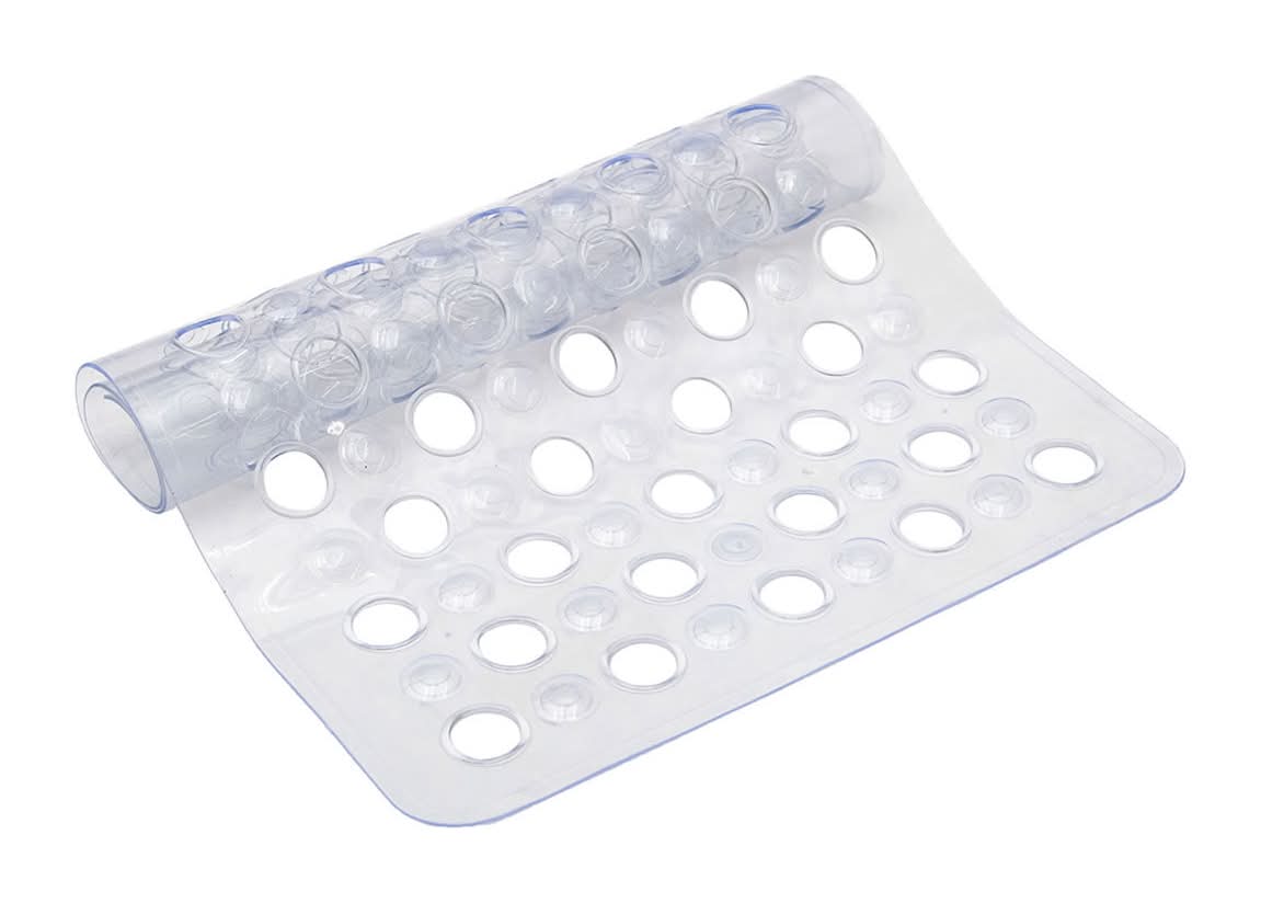 Kenney Non-Slip Shower & Bathtub Mat, White