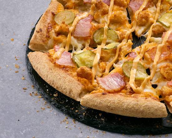 ベーコンチキンバーガーピザ Bacon Chicken Burger Pizza