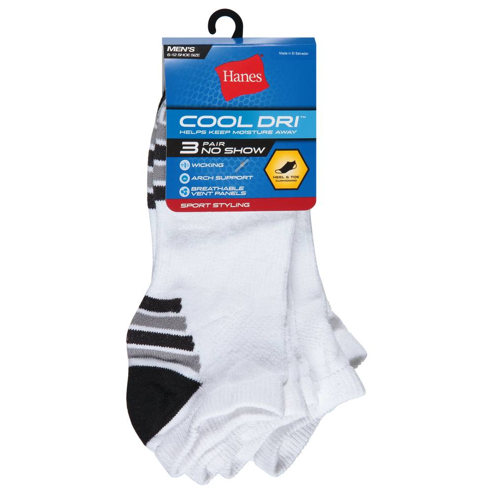 Hanes Men's No Show Size 6-12 Socks