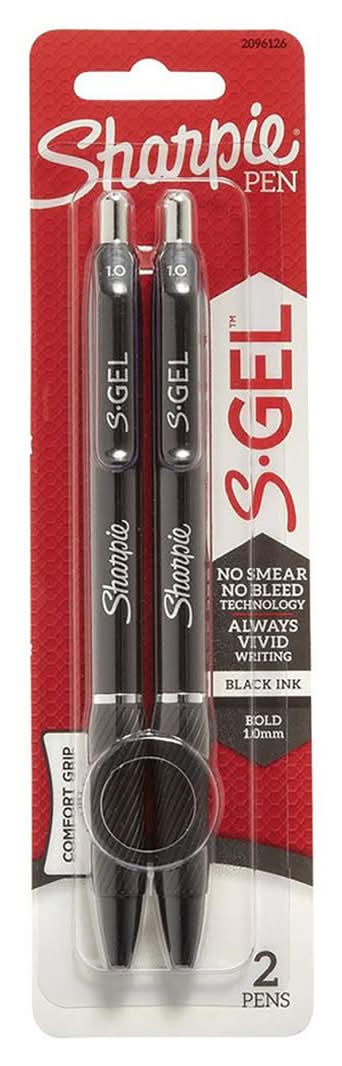Sharpie S-Gel Pens Pack Of 2