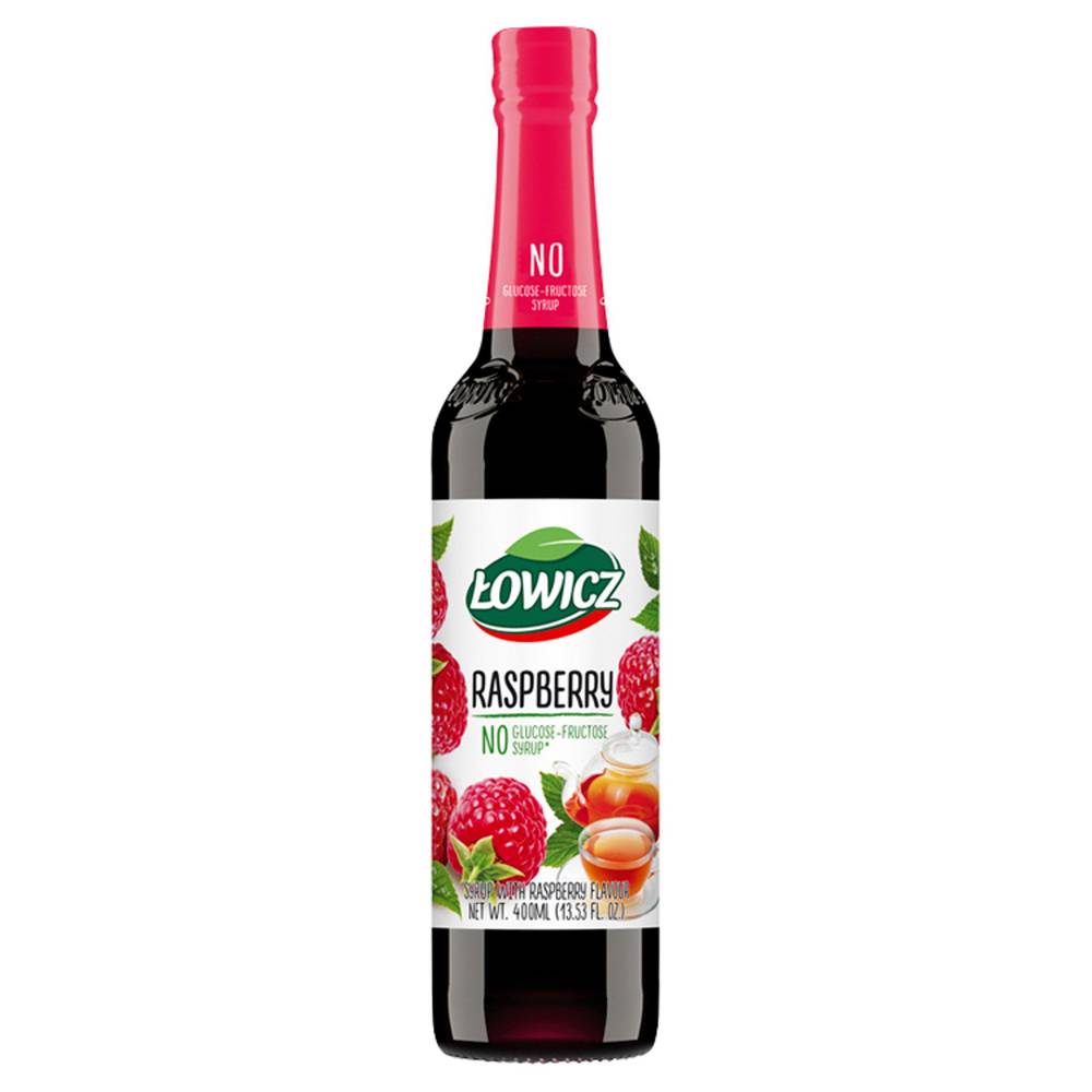 Lowicz Syrup with Raspberry Flavour Drink 400ml