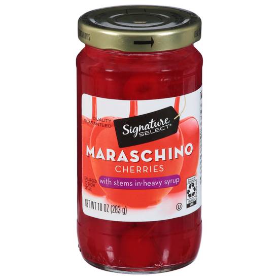 Signature Select Cherries Maraschino With Stems (10 oz)