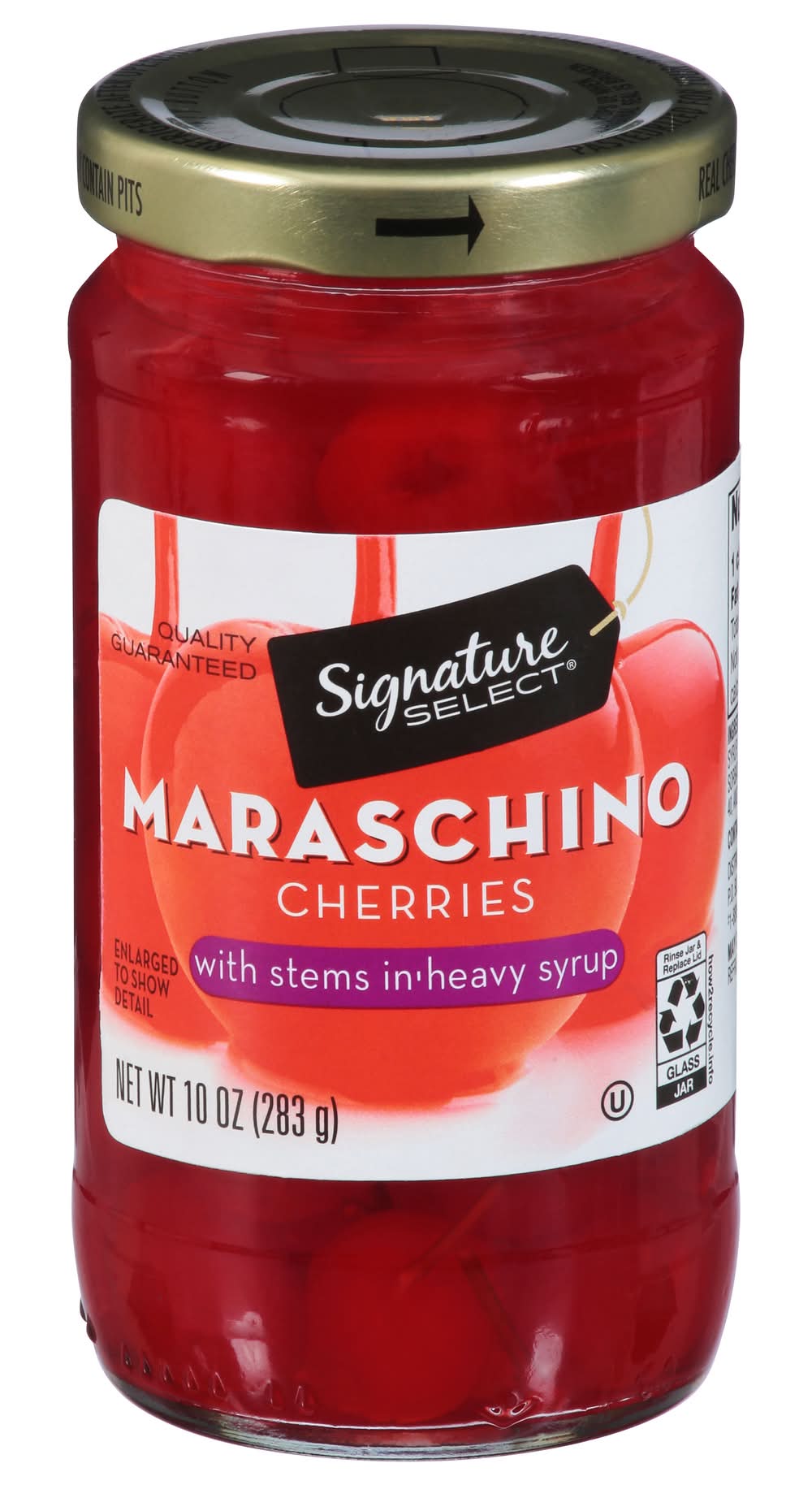 Signature Select Cherries Maraschino With Stems (10 oz)