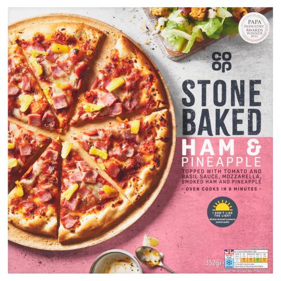 Co-Op Stonebaked Ham & Pineapple Pizza 352g