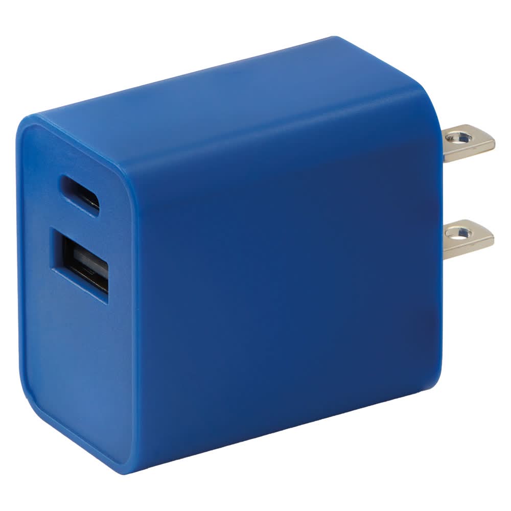 Bauhn Blue Wall Charger