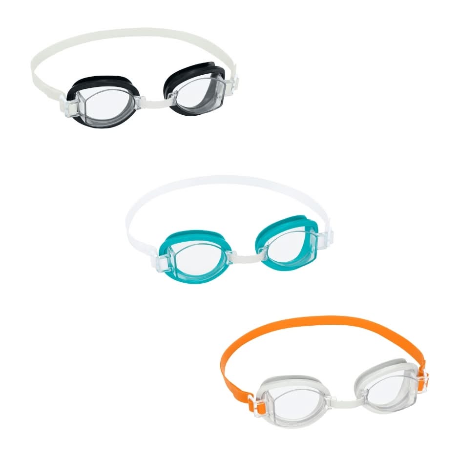 Bestway Adult Swim Goggles, Assorted (3 pack)