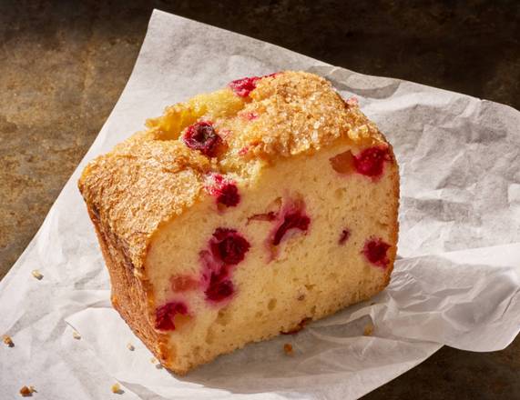 Cranberry Orange Cake Slice