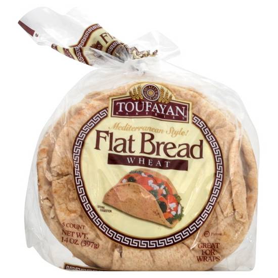 Toufayan Bakeries Mediterranean Style Wheat Flat Bread (5 ct)