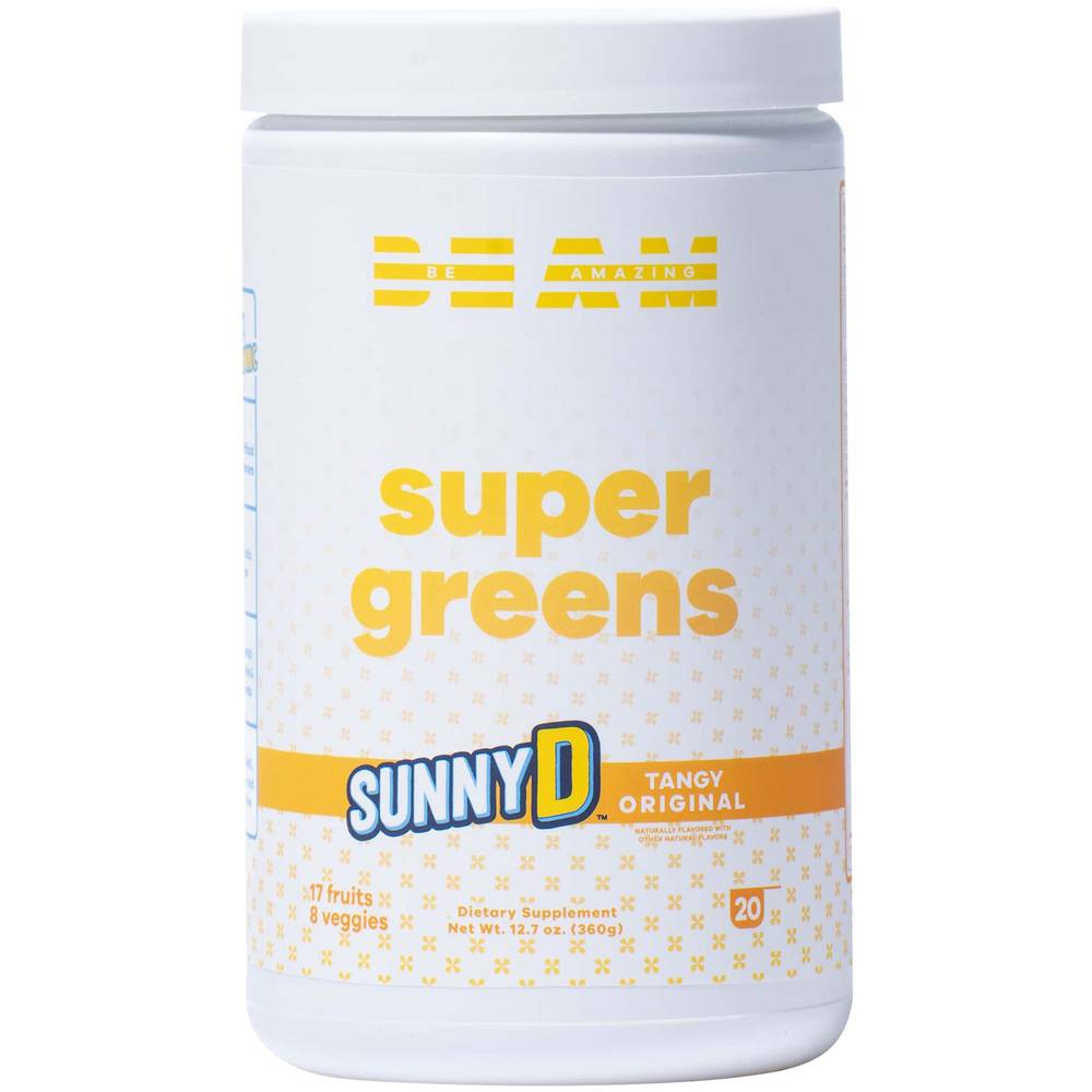 Sunny D Super Greens Tangy Original Supplement