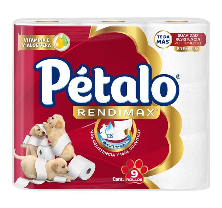 Pétalo · Rendimax papel higiénico (9 un)