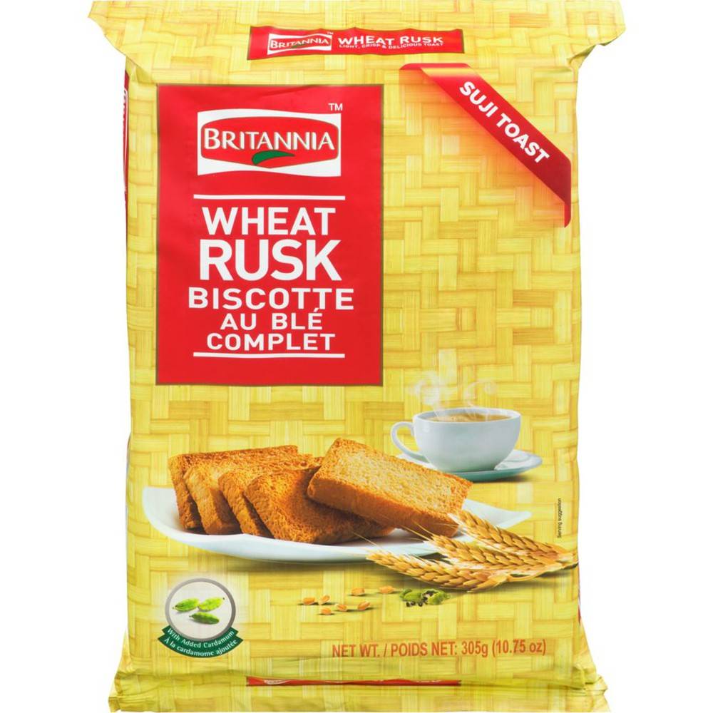 Britannia White Rusk Suji Toast (305 g)