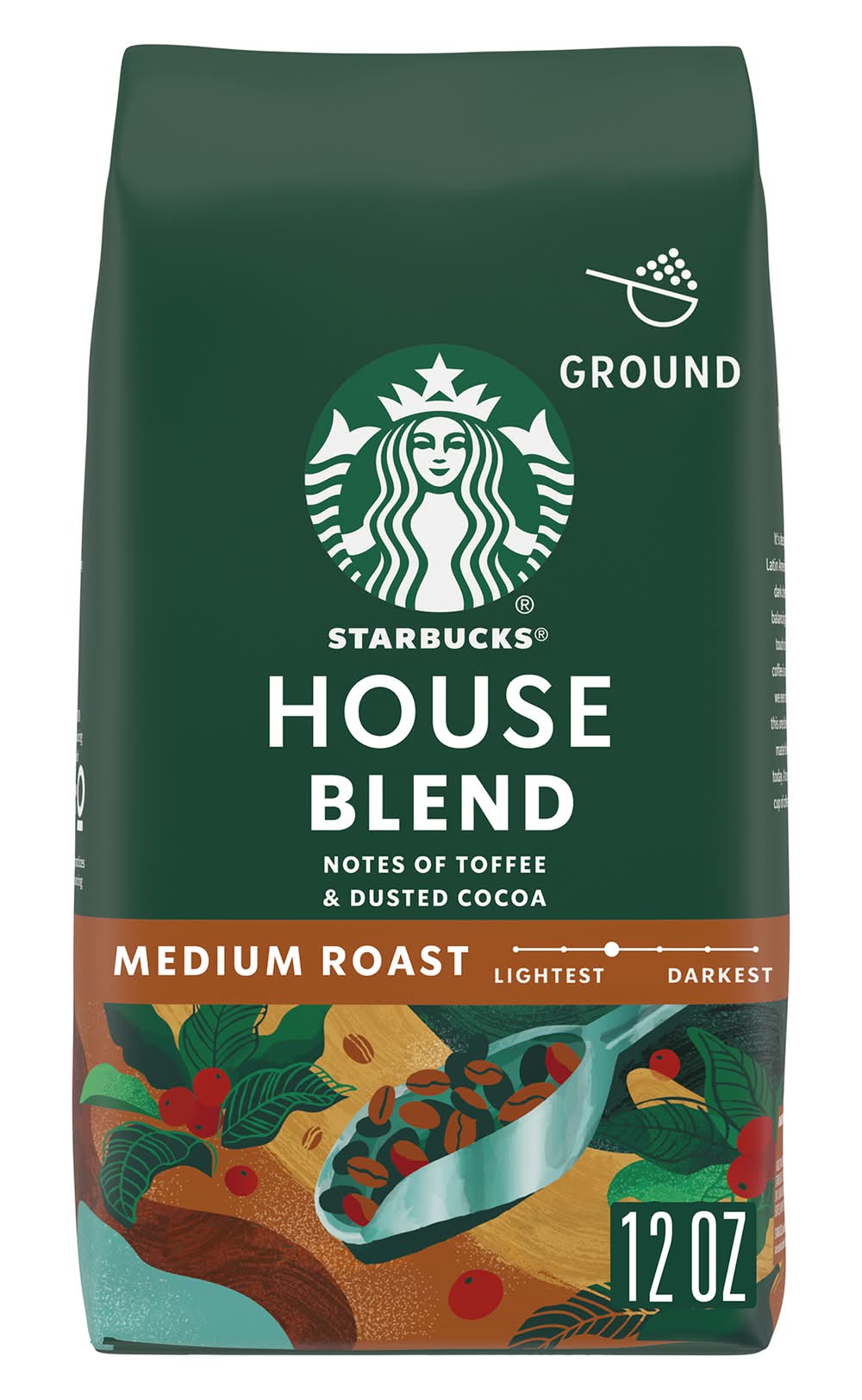 Starbucks House Blend Coffee, Ground Medium Roast (12 oz)