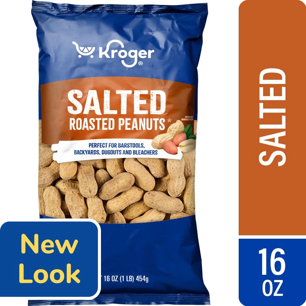 Kroger Salted Roasted Shell Peanuts (16 oz)