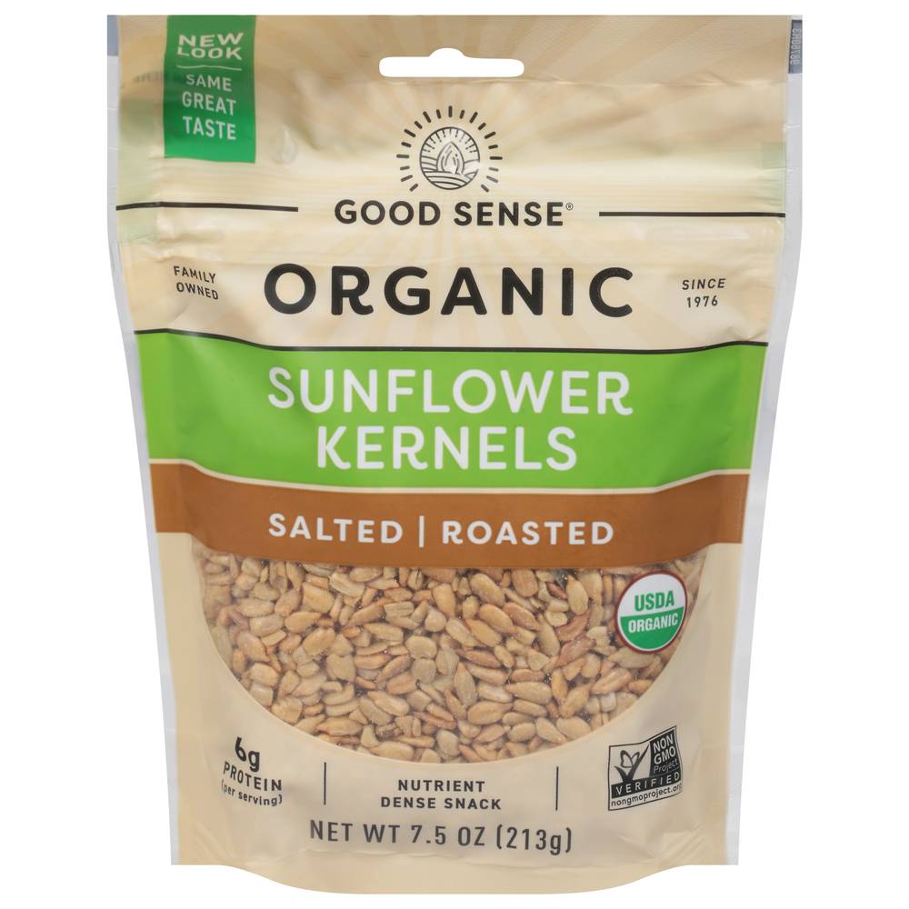 Good Sense Organic Roasted & Salted Sunflower Nuts (7.5 oz)