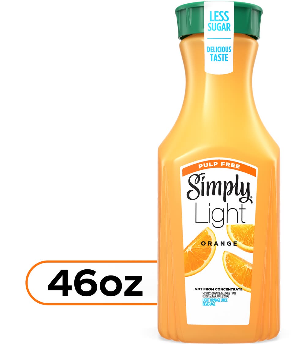 Simply Pulp Free Light Juice, Orange (46 fl oz)