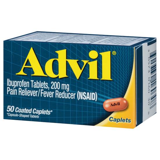Advil Ibuprofen Pain Reliever and Fever Reducer 200mg