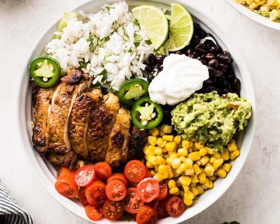 Loaded Chicken Birria Burrito Bowl