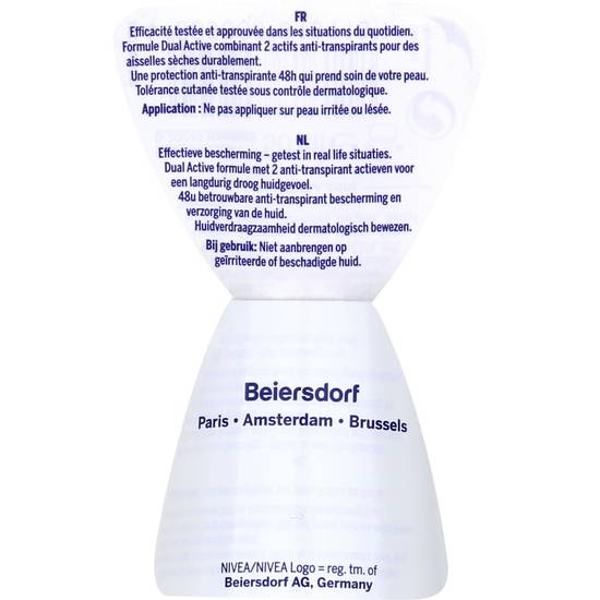 Nivea - Déodorant bille anti transpirant 72h (50 ml)