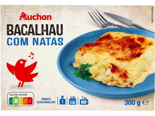 Bacalhau C/ Natas Auchan:300G