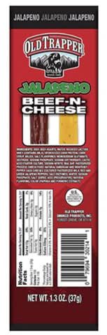 Old Trapper Jalapeno Beef & Cheese Meat Snack 1.3oz