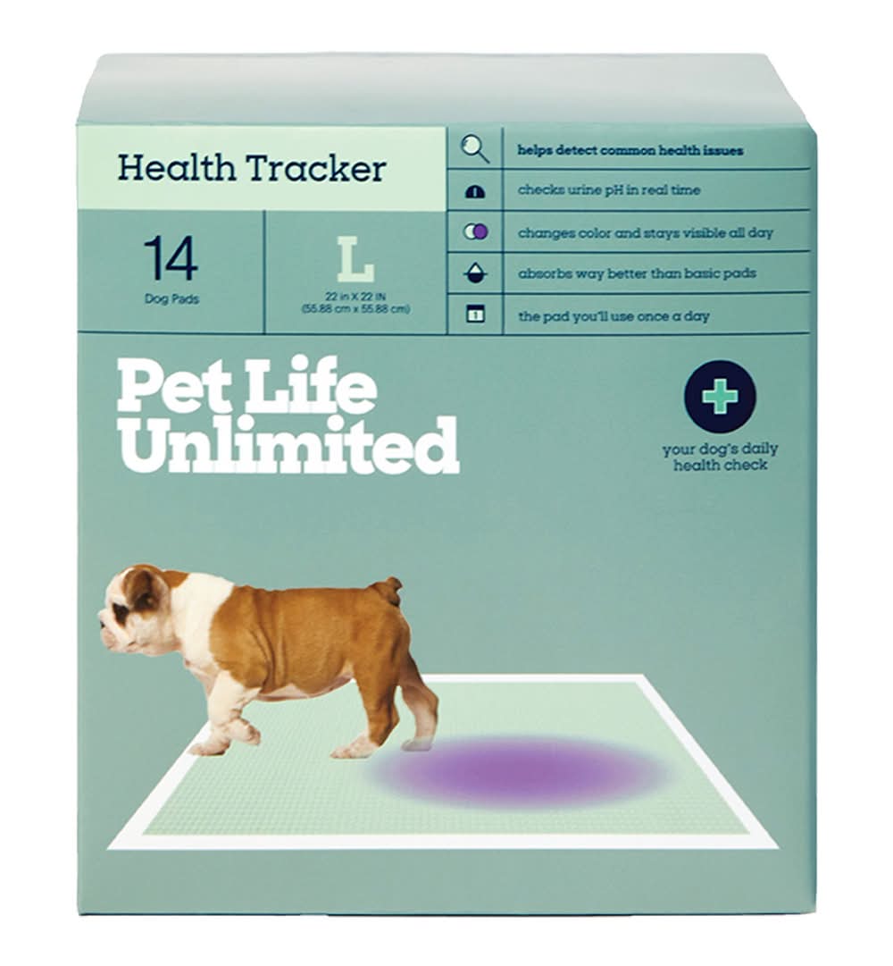 Pet Life Unlimited Health Tracker Dogs Pads, Large, 14ct (Size: 14 Count)