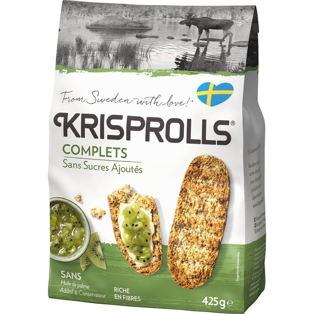 Krisprolls - Petits pains suédois complets sans sucres ajoutés