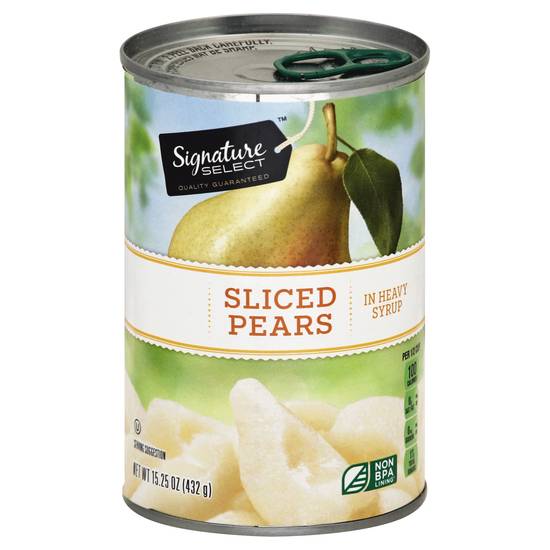 Signature Select Sliced Pears in Heavy Syrup