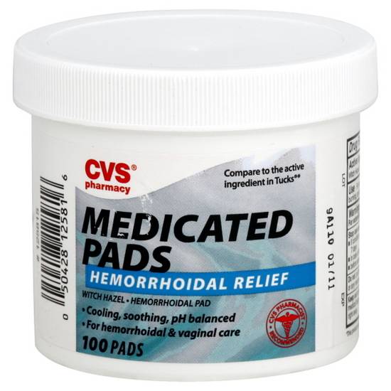 Cvs Medicated Pads For Hemorrhoidal Relief