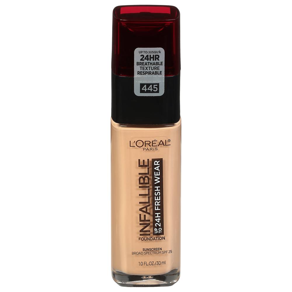 L'Oréal Infallible Fresh Wear Foundation 445 Vanilla (1 fl oz)