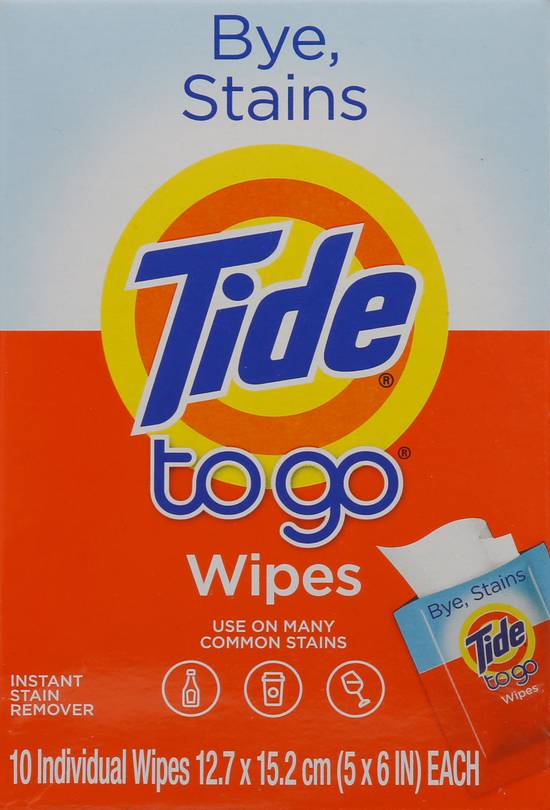 Tide To Go Stain Remover Wipes