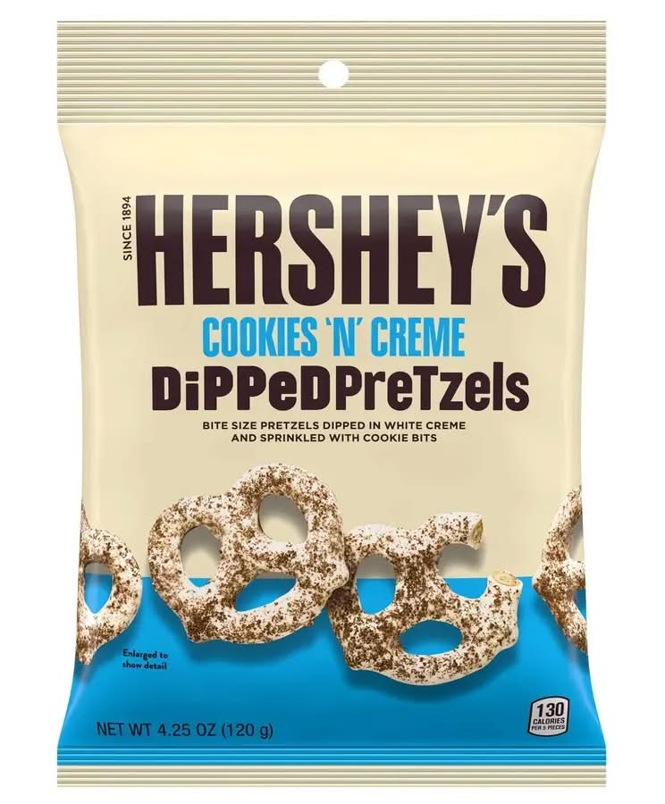 Hershey's Cookies N' Cream Dipped Pretzels