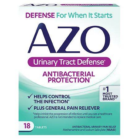 AZO Urinary Tract Defense Antibacterial Protection Tablets - 18.0 ea
