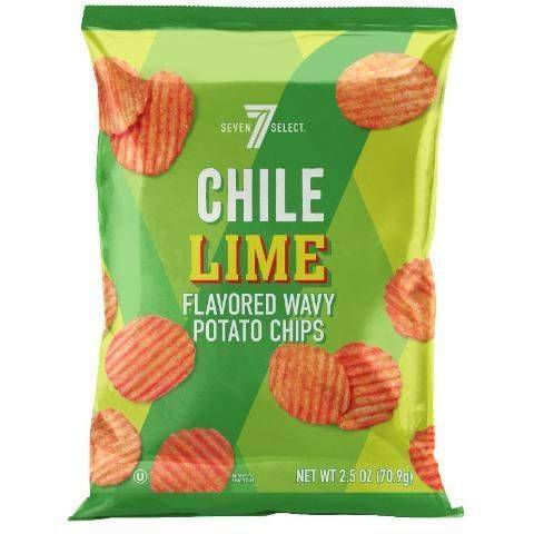 7-Select Chile Lime Wavy Chips 2.5oz