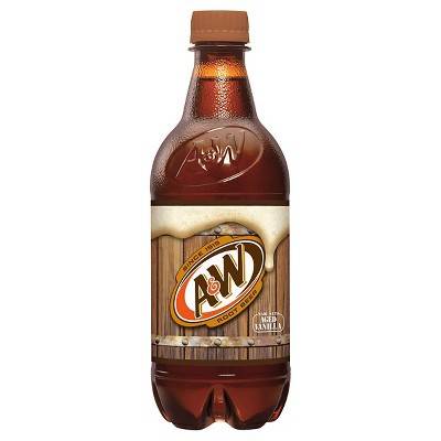 A&W Root Beer (20 fl oz) (vanilla)