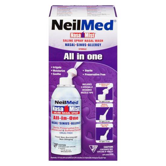 Neilmed All-In-One Saline Spray (177 ml)