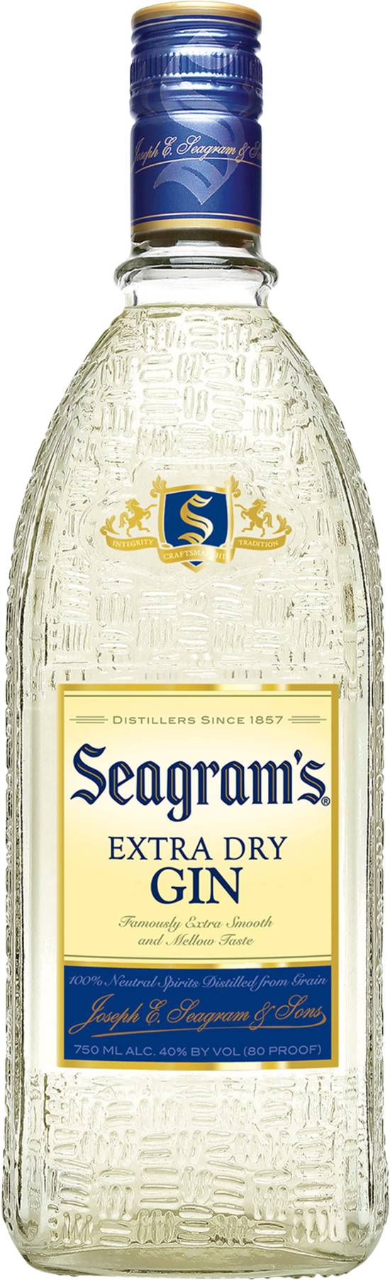 Seagram's Escapes Extra Dry Gin (750 ml)