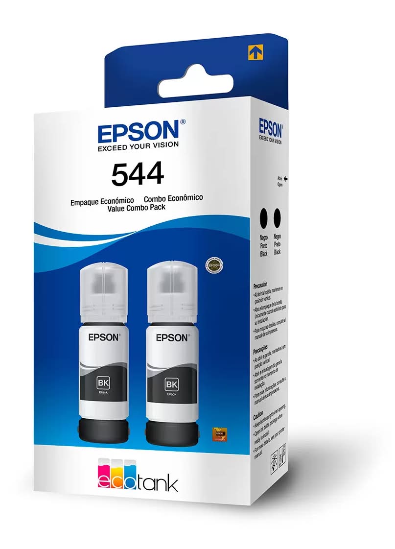 Epson · Combo de tinta, negro 544 (2 un)