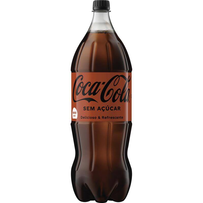 Coca-cola refrigerante sabor original sem açúcar (2 l)