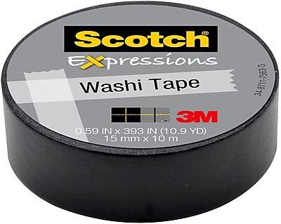 Scotch Black Expressions Washi Tape