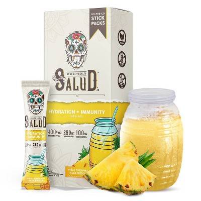 Salud Hydration Immunity Drink Mix, Pineapple (6 ct)