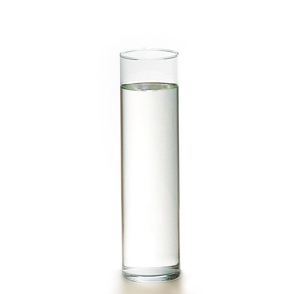 Luvidarte vaso em vidro  ornamental em tubo nº 06 (25x6,5cm)