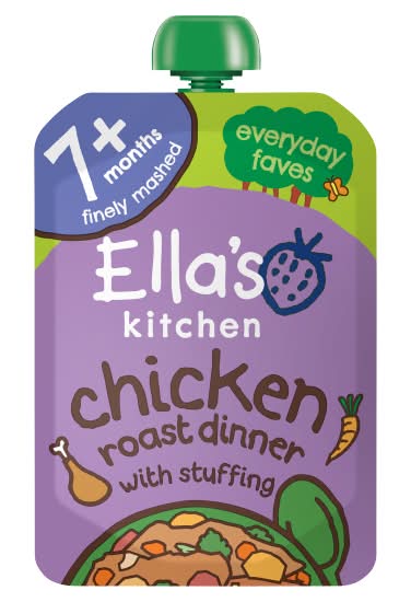 Ella's Kitchen Cherry Chicken Roast Dinner With Stuffing 7+ Months (130g)