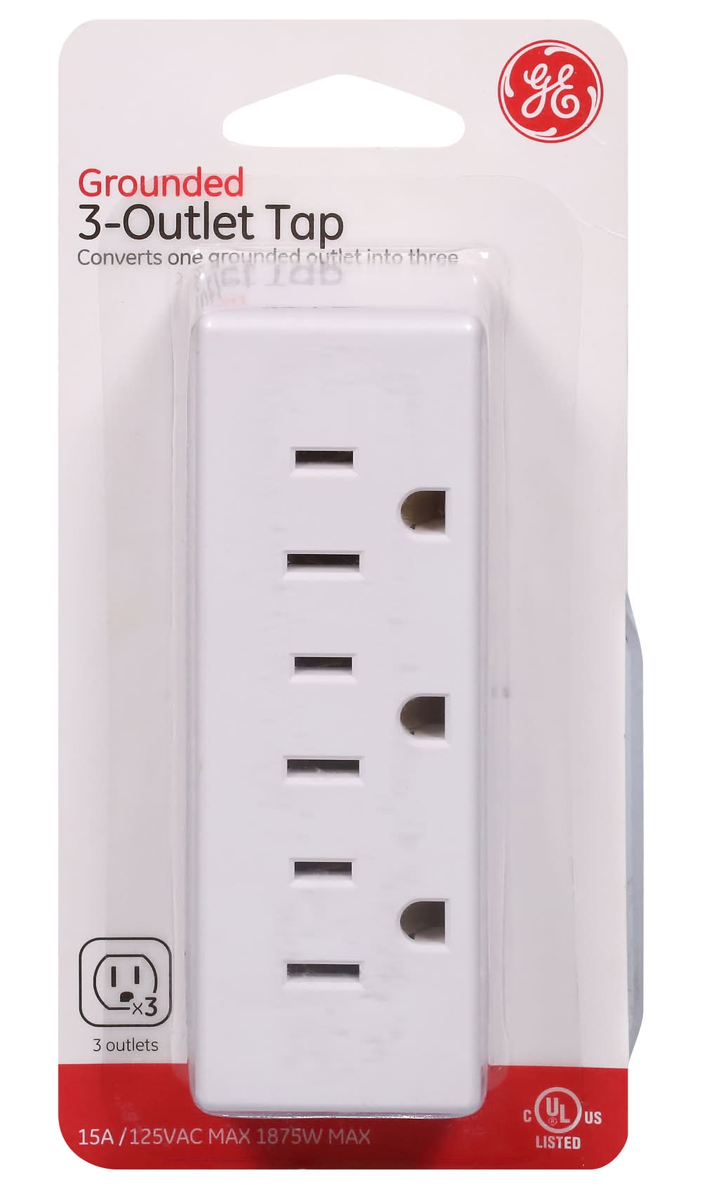 General Electric Grounded 3-outlet Tap