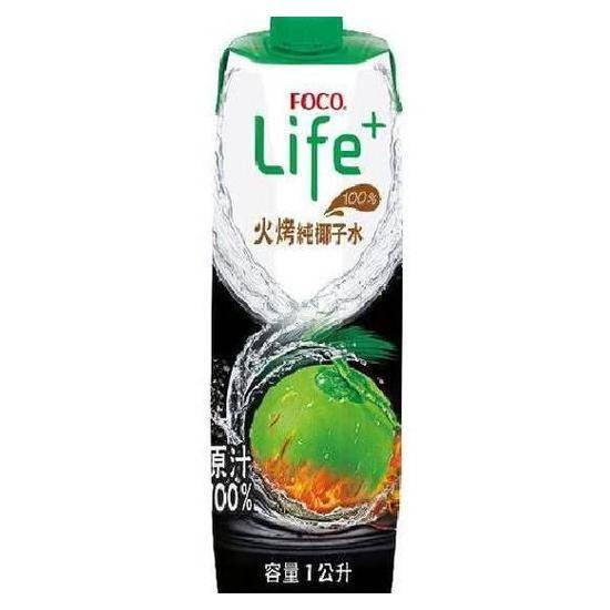 FOCO Life+火烤純100%椰子水1L